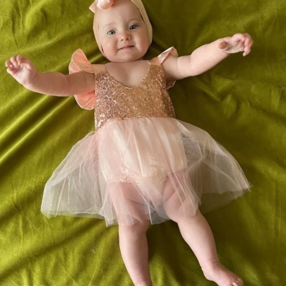 Abby Cadabby Dress romper Elmo Outfit Sesame Street Clothes Rosita Birthday - Picture 8 of 8